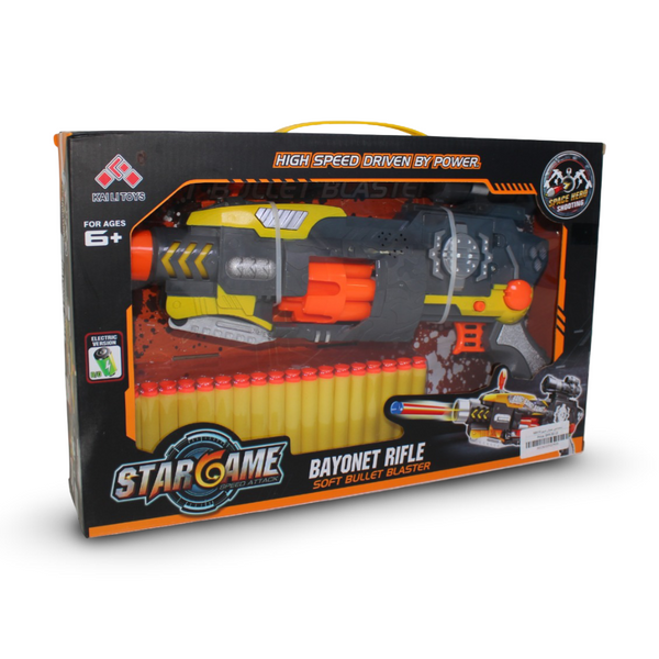Kaili Toys Star Game Bayonet Rifle Soft Bullet Blaster