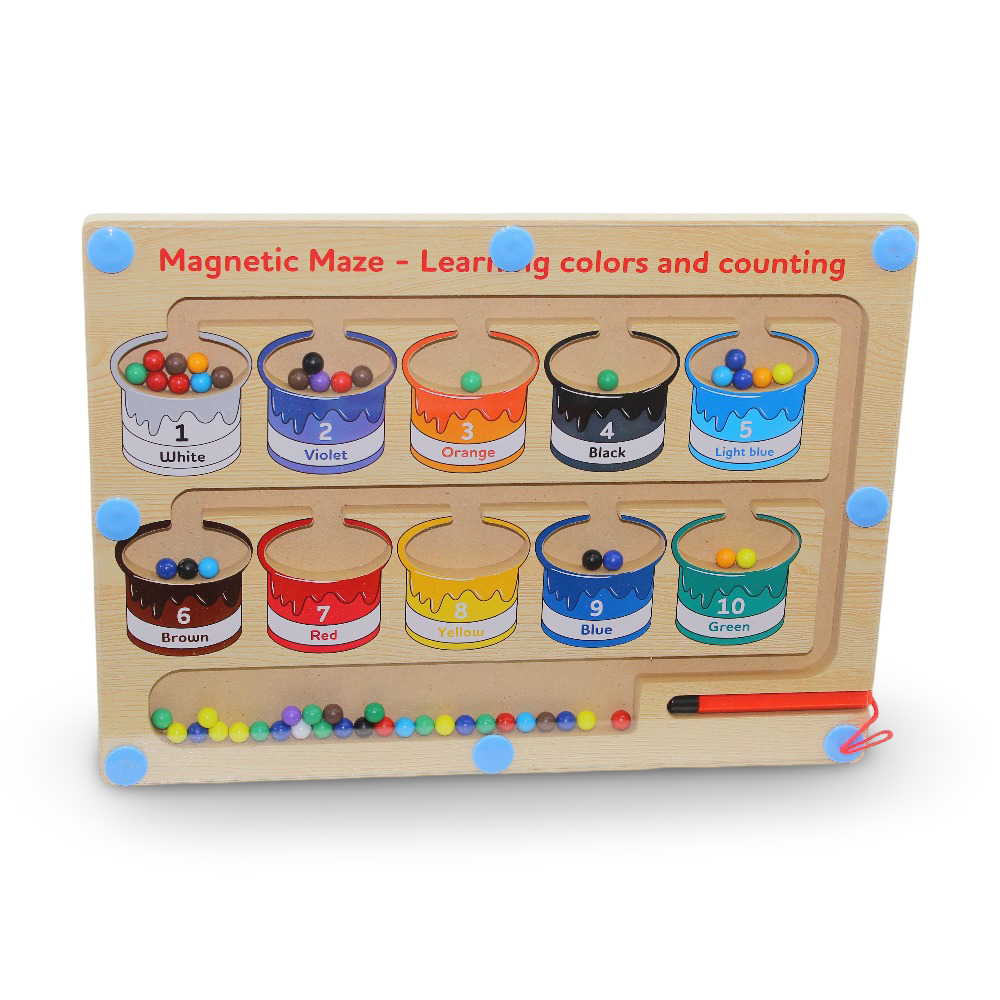 Color Classification Number Maze