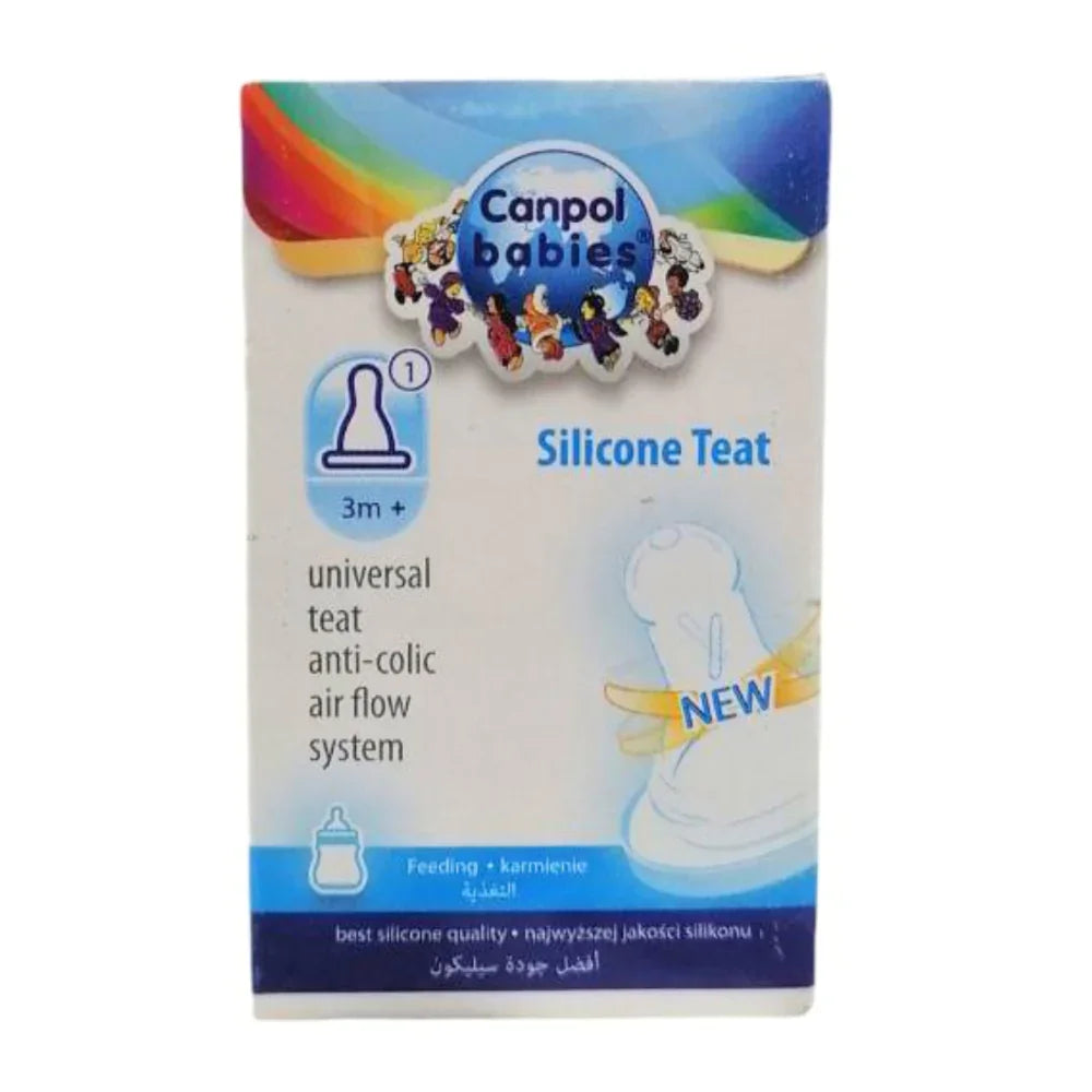 Canpol Babies Silicone Standard Teat (3m+) – Slow Flow