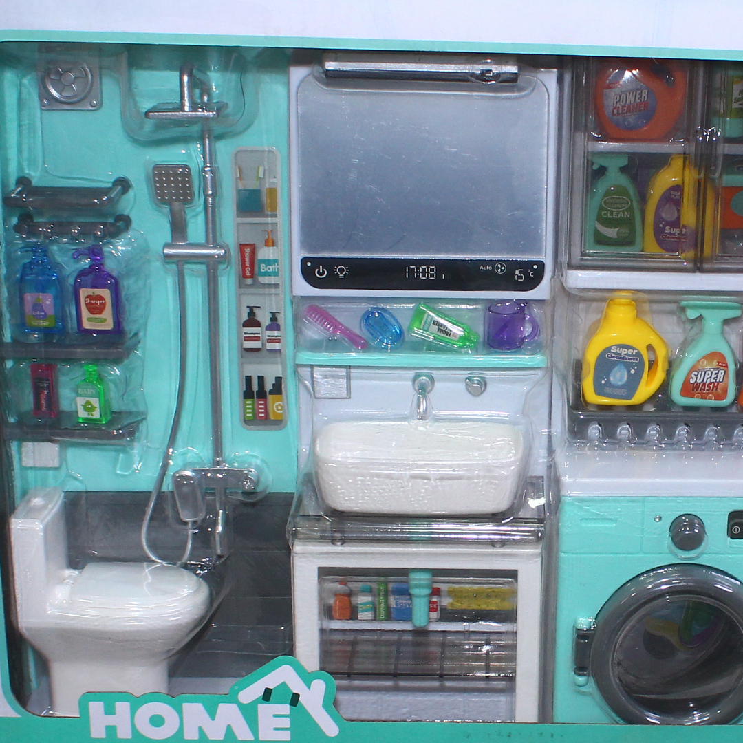 Chaoye Toys Bathroom Playhouse 4-in-1 Toy Set