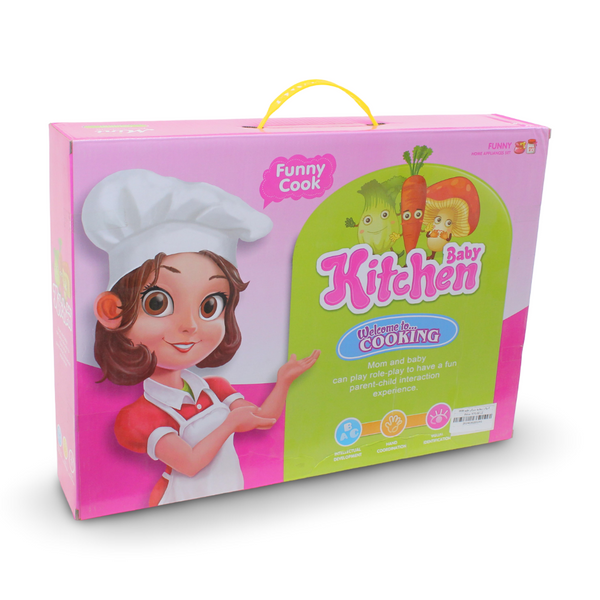 مجموعة ألعاب مطبخ الأطفال للطهي من Zhenyang