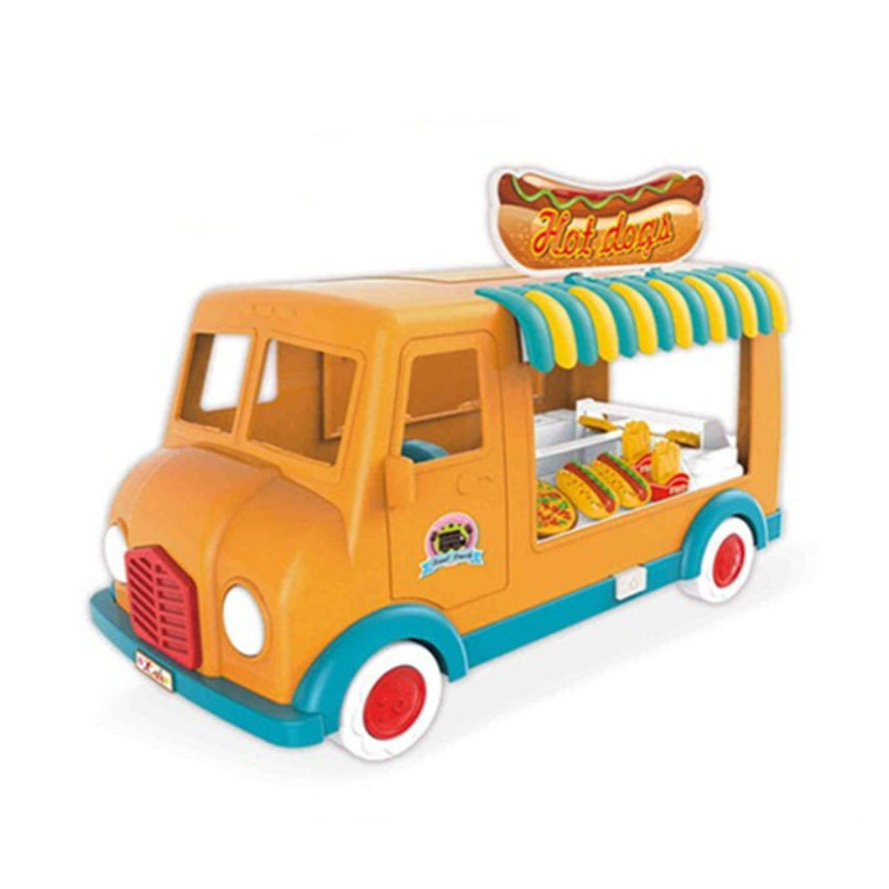 Pizza Food Truck Playset with Sound & Light - Toys - OKO