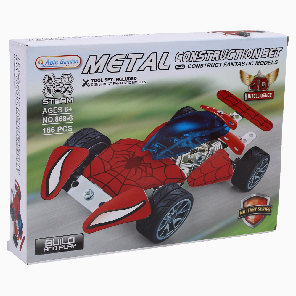Spiderman Vehicle Metal Construction Set - 166 Pcs