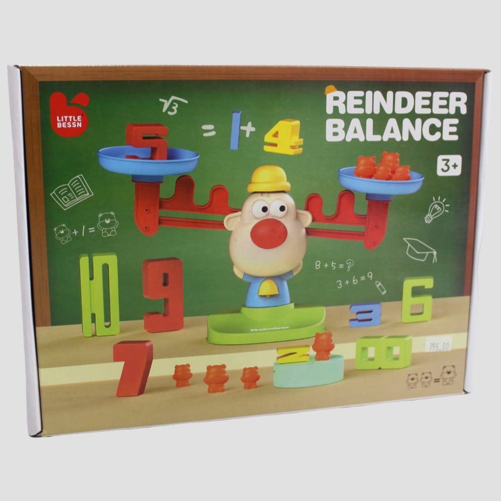 Reindeer-Shaped Balance Toy – Fun & Educational!