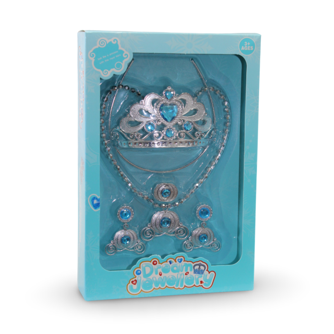 Children's Princess Jewelry Set – Baby Blue