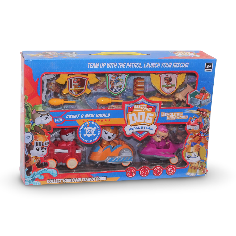 Paw Patrol Rescue Team Toy Set