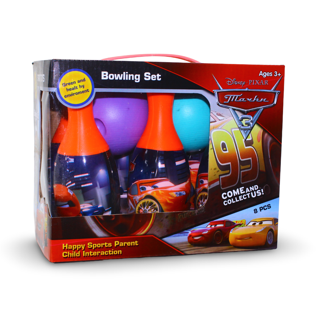 Disney Pixar Cars 3 Bowling Set – 8 Pcs