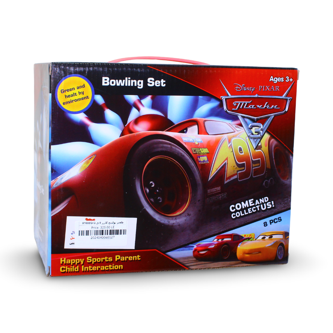 Disney Pixar Cars 3 Bowling Set – 8 Pcs