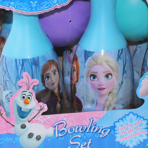 Frozen Plastic Children's Bowling Set – 8 Pcs