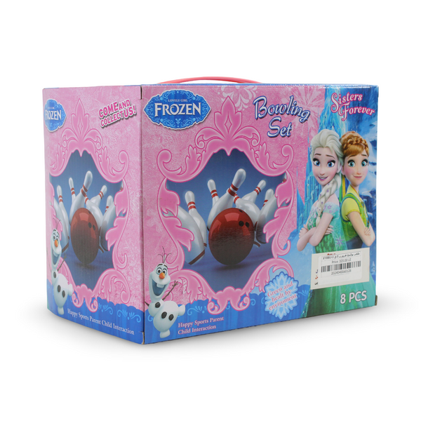 Frozen Plastic Children's Bowling Set – 8 Pcs