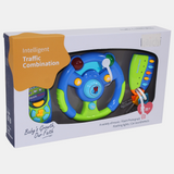 Sticker Cartoon Toy Set with Light – Blue & Green