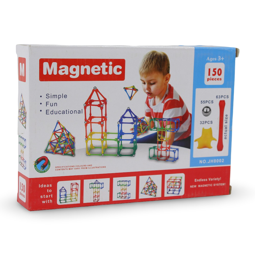 Magnetic Building Blocks (150 Pcs)