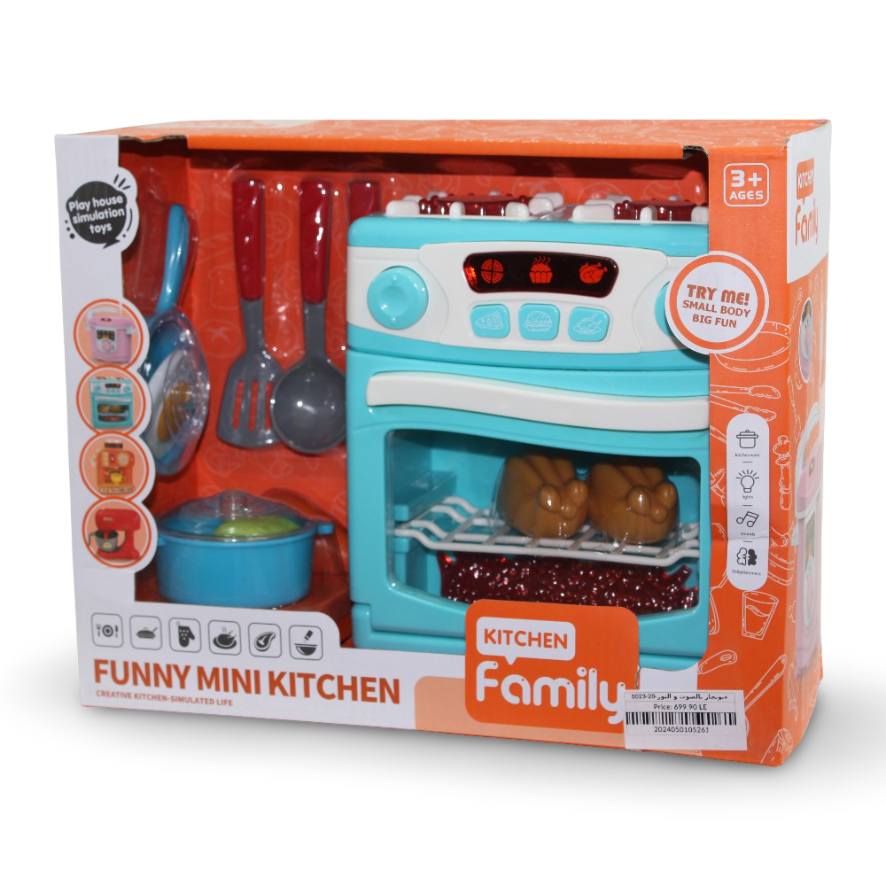 Funny Mini Kitchen Oven Playset with Sound & Light