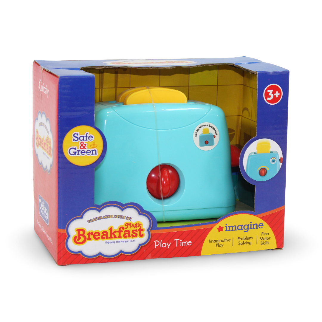 Magic Breakfast Toy Toaster Set - Toys - OKO
