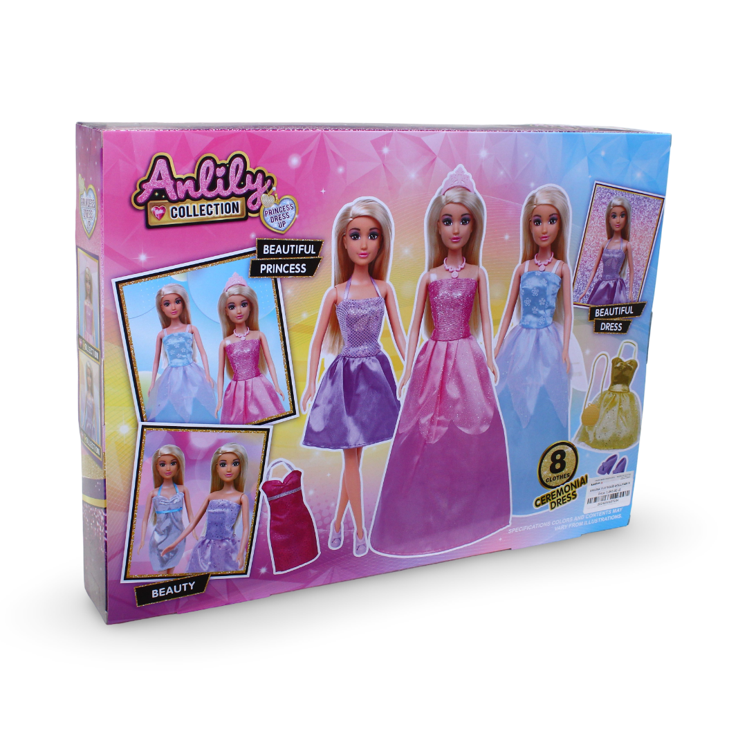 Anlily Princess Dress Up Doll Set