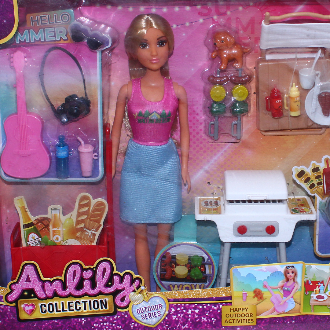 Anlily Collection Outdoor Series Fashion Doll "Barbecue & Picnic" Set