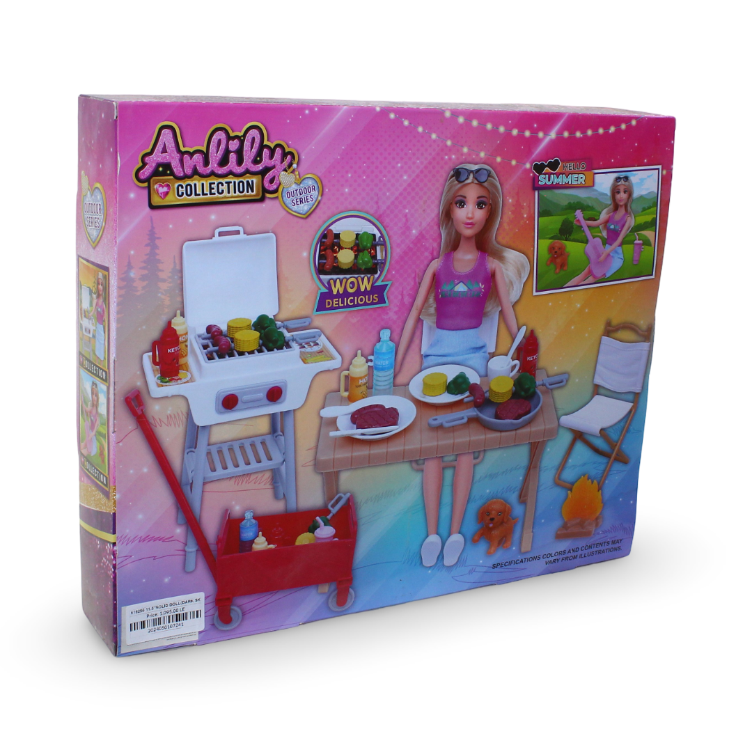Anlily Collection Outdoor Series Fashion Doll "Barbecue & Picnic" Set