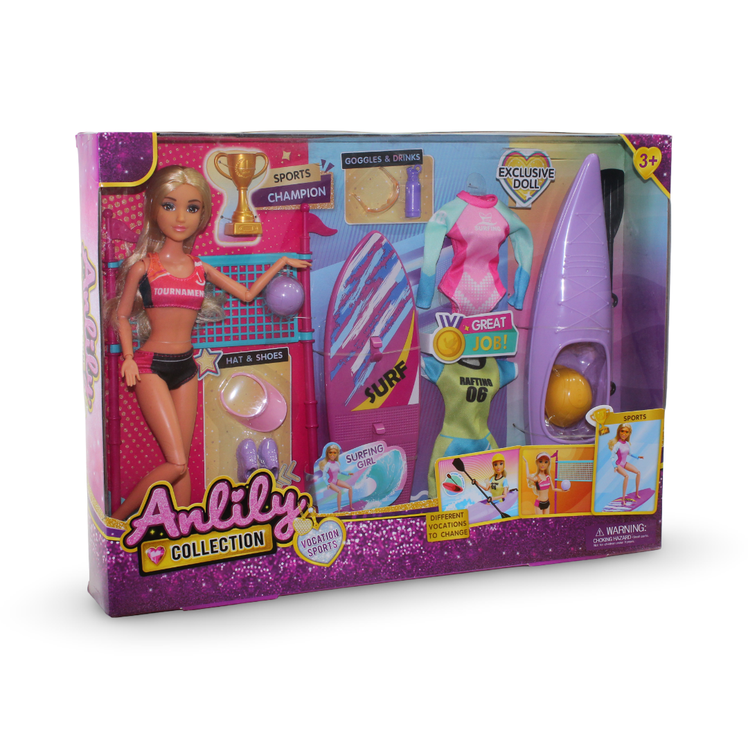Anlily Collection Vocation Sports Champion Doll Set