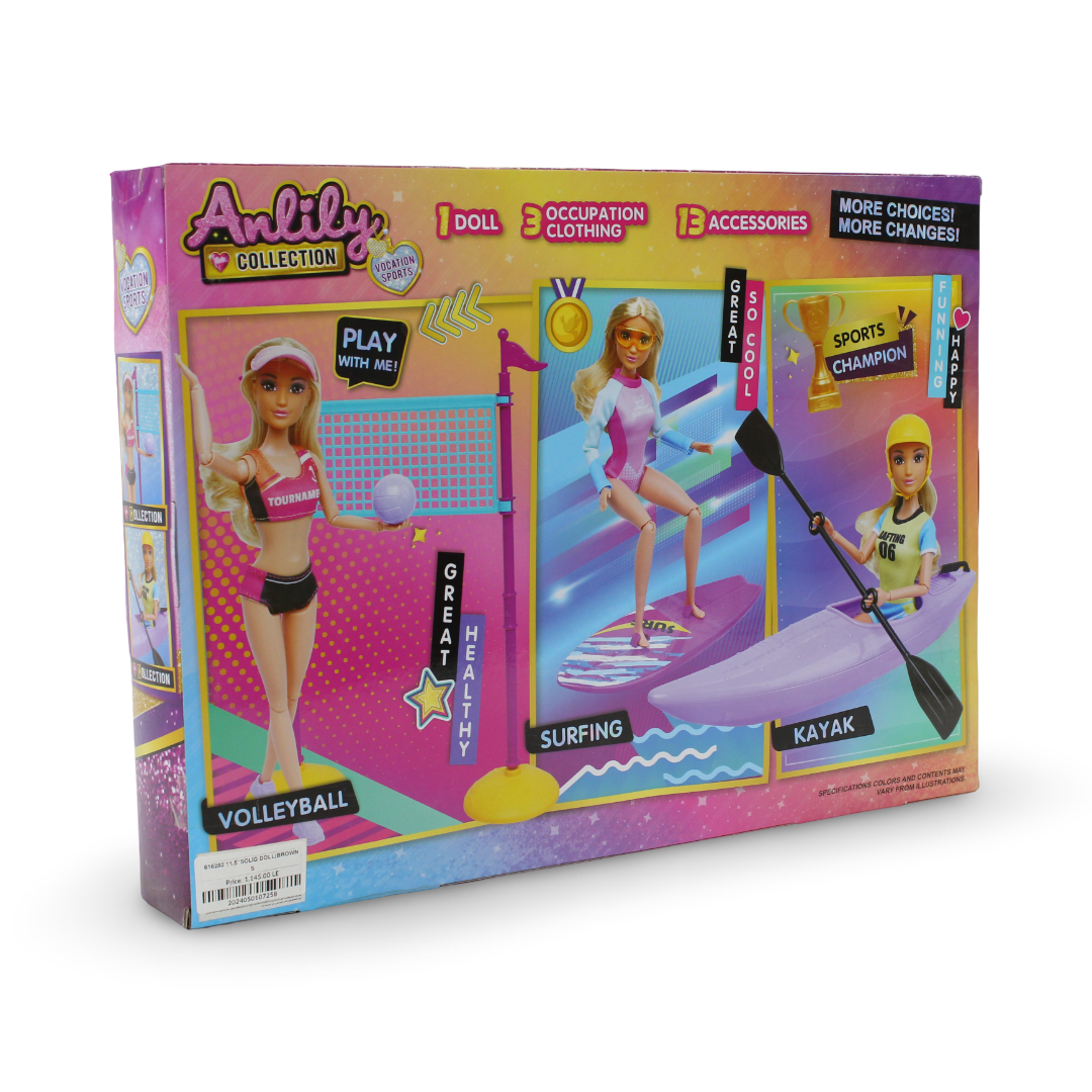 Anlily Collection Vocation Sports Champion Doll Set