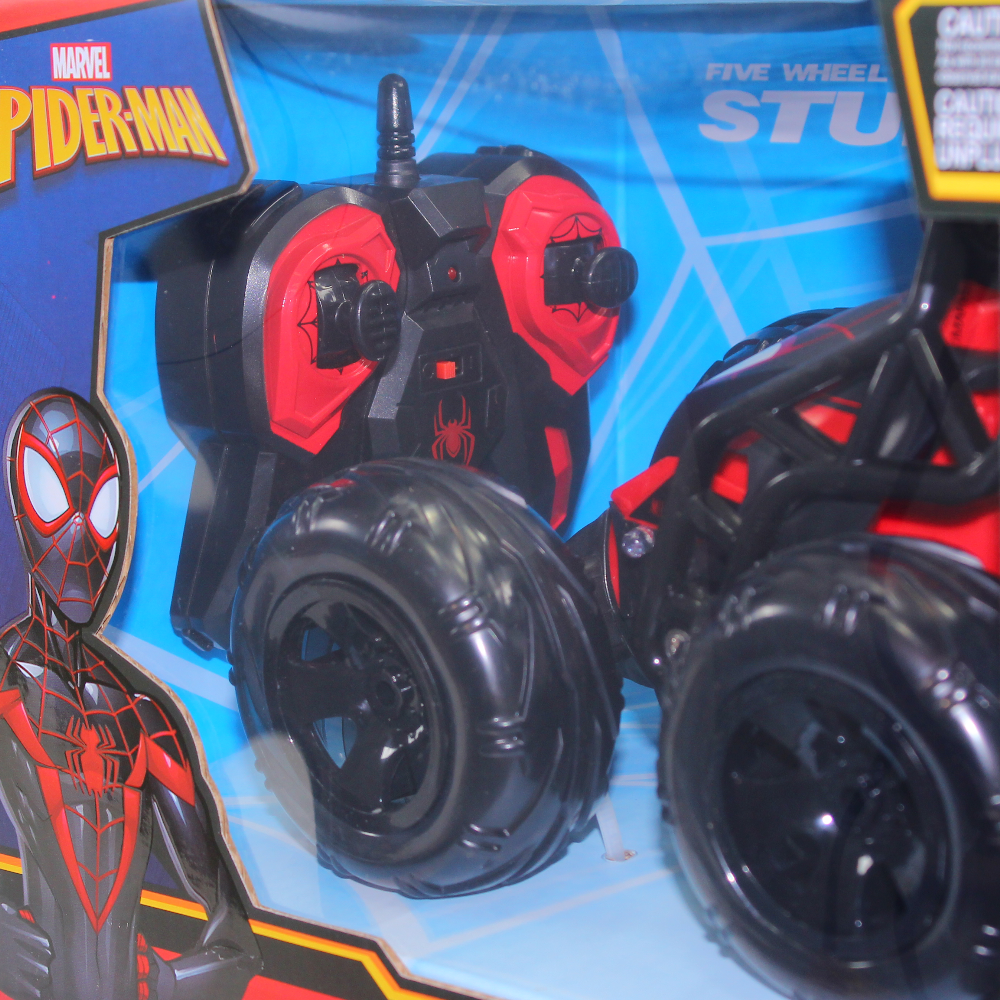 R/C Spider-Man Five Wheel Stunt Car