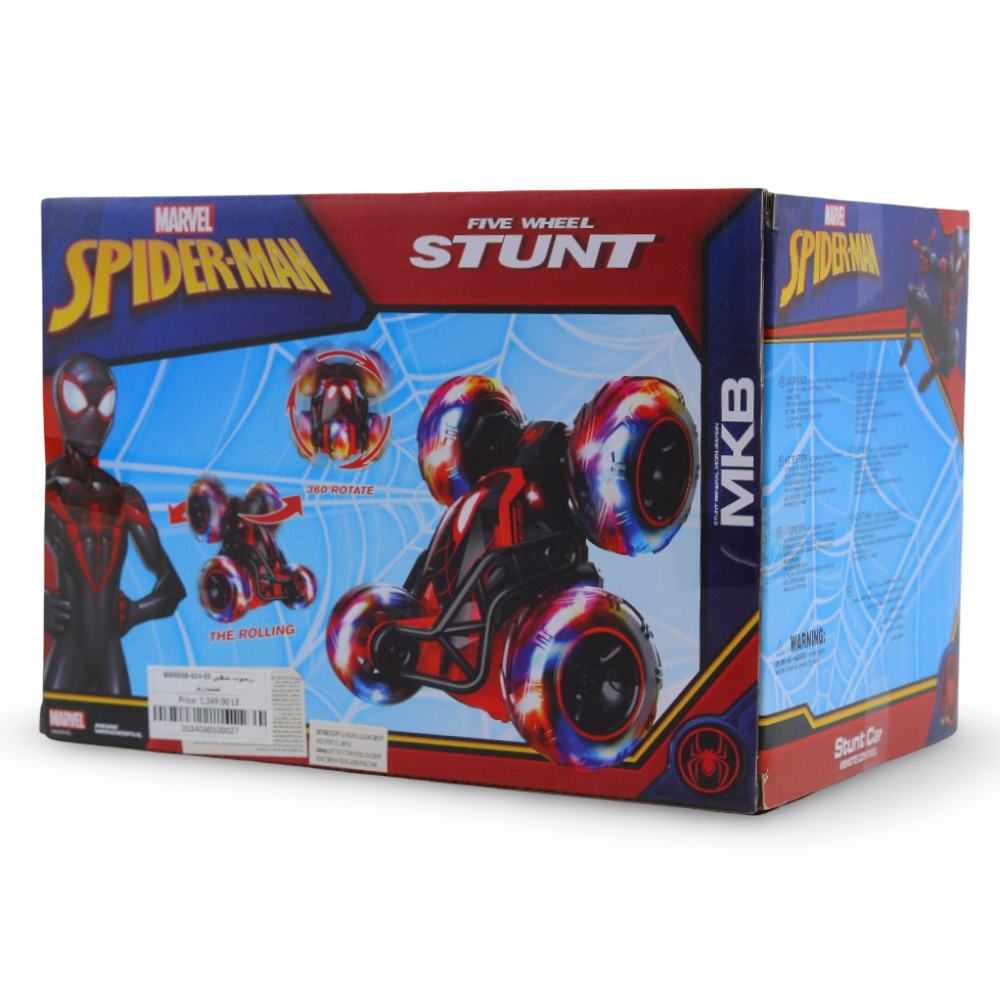 R/C Spider-Man Five Wheel Stunt Car