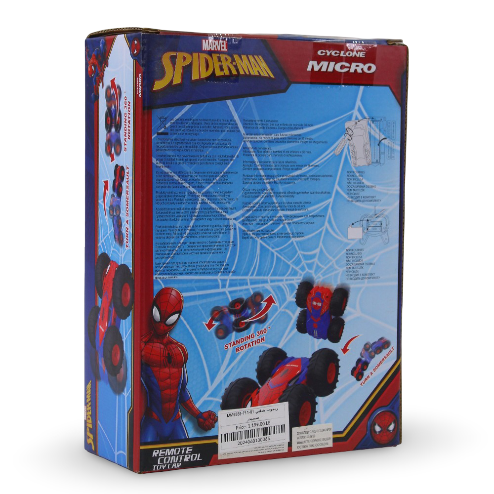 R/C Spider-Man Cyclone Micro Stunt Car