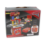 Disney Pixar Cars 3-in-1 Suitcase Construction Workshop Toy Set