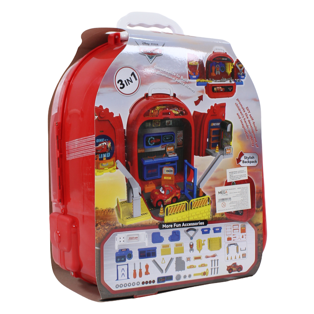 Cars 3-in-1 Tools Set – Pretend Mechanic Workshop and Carry Case