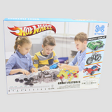 Build & Play Steel Racing Car – 246-Piece Construction Set