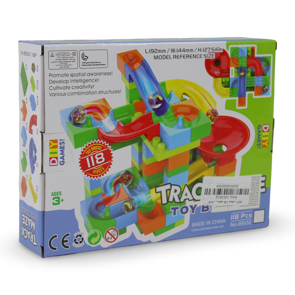 Track Maze Toy Bricks Set – 108 Pieces