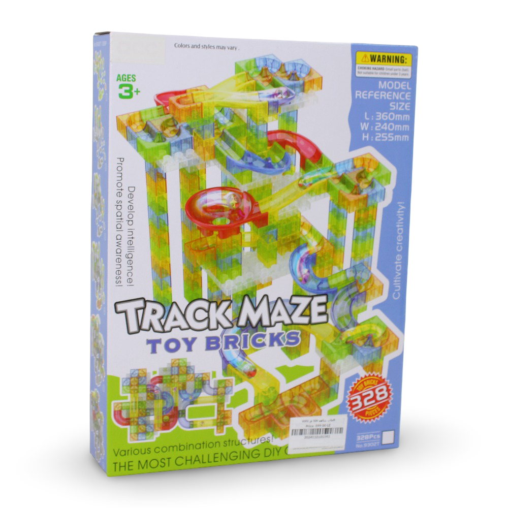 Track Maze Toy Bricks Set – 328 Pieces