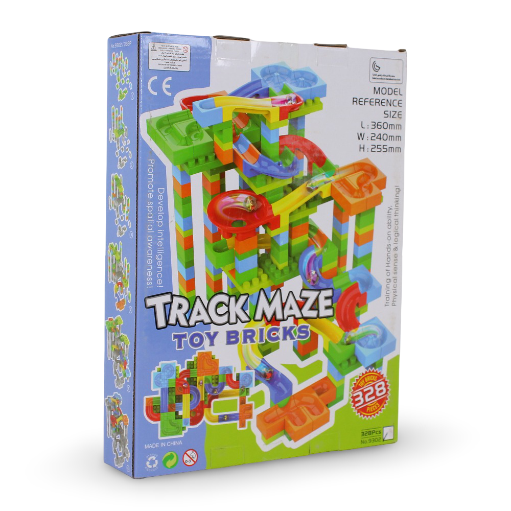 Track Maze Toy Bricks Set – 328 Pieces