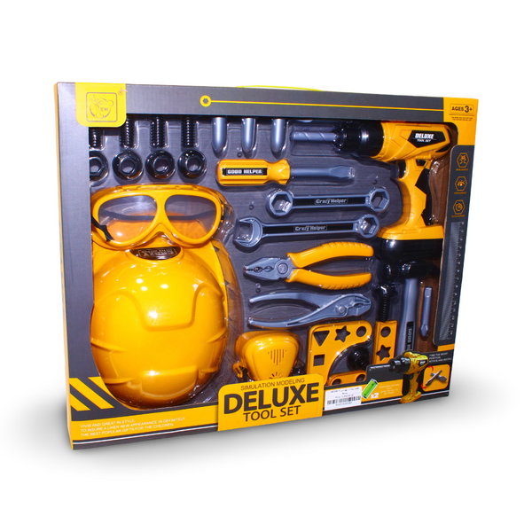 Children's Deluxe Toy Tool Set – 28 Pcs