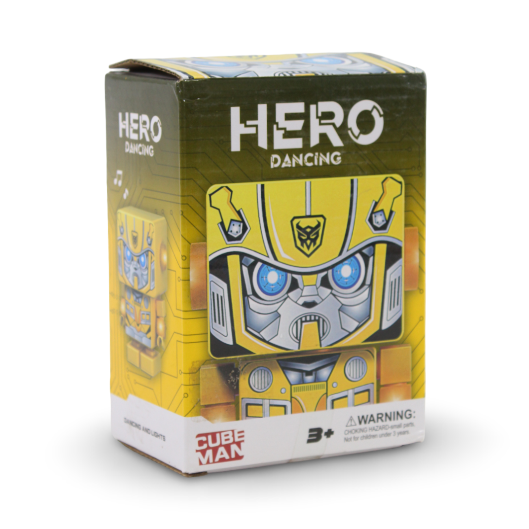 Hero Dancing Cube Man Robot Toy – Bumblebee