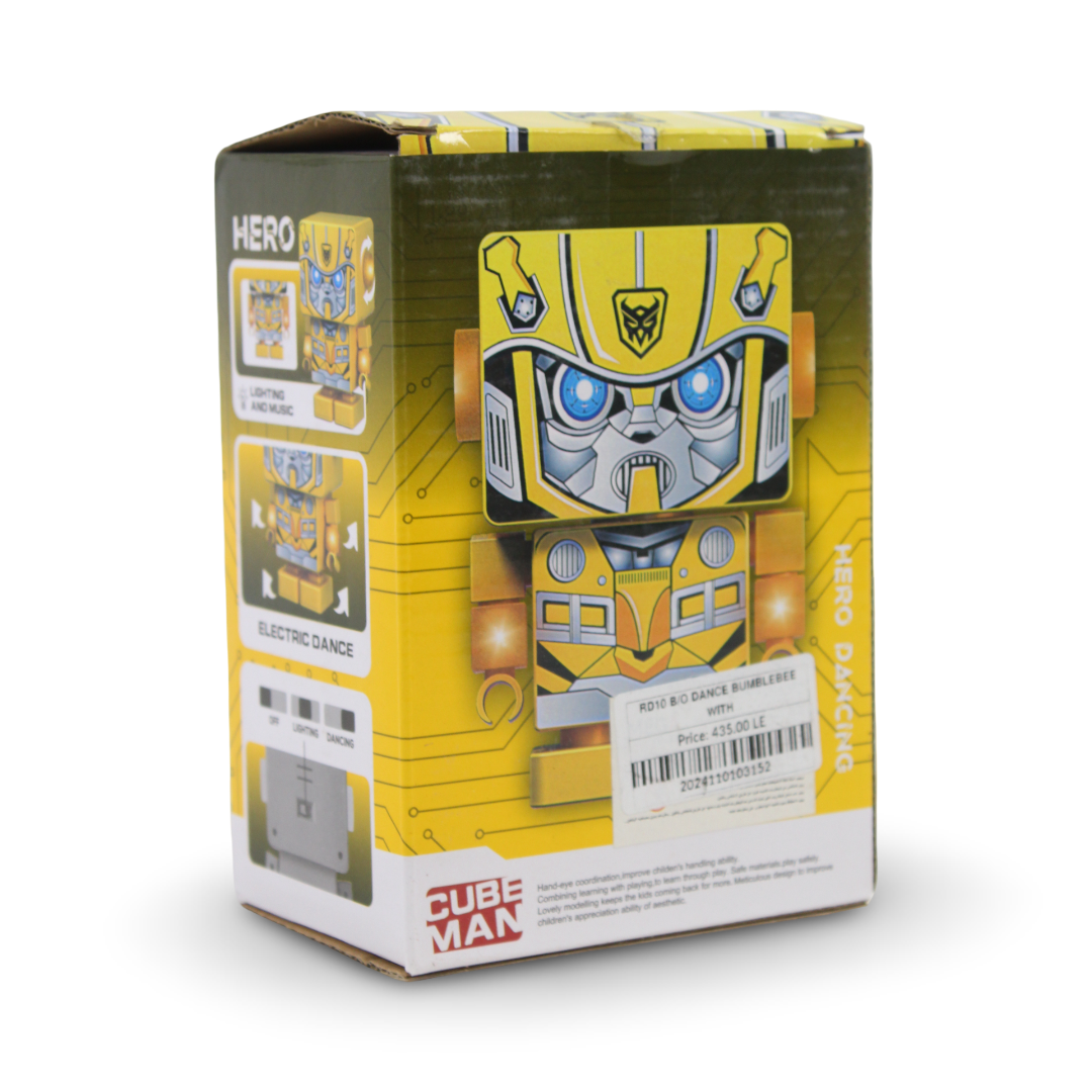 Hero Dancing Cube Man Robot Toy – Bumblebee