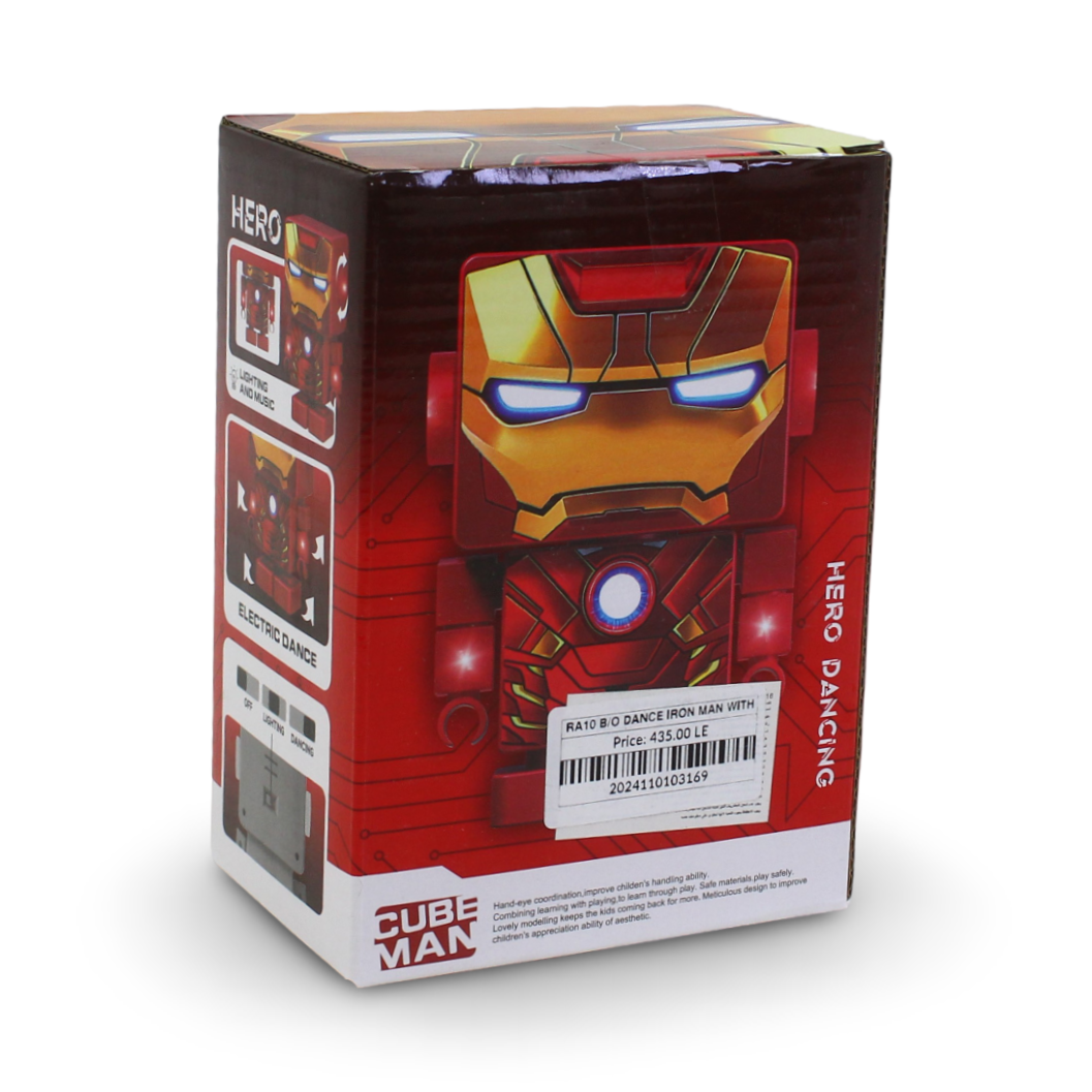 Hero Dancing Cube Man Iron-Man Figure