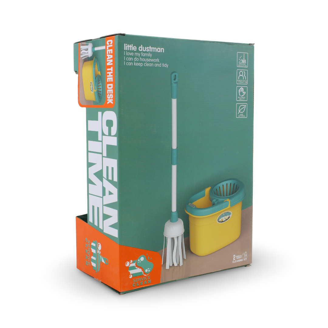 Clean Time Mop & Bucket Toy Set