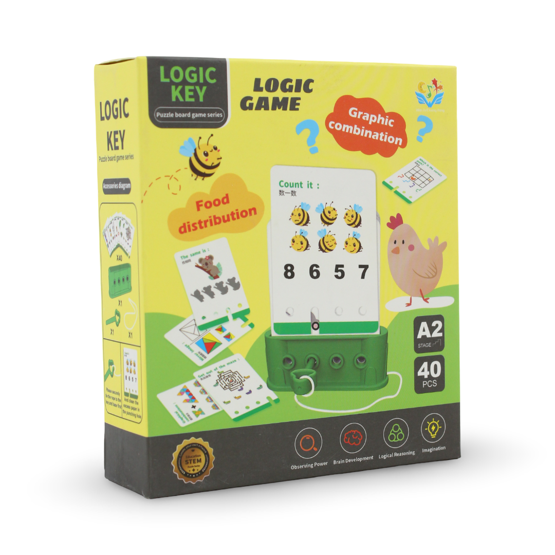 Logic Key Game A2 – 40 Pcs