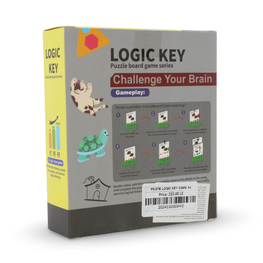 Logic Key Game A2 – 40 Pcs