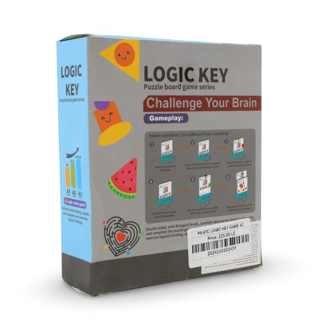 Logic Key Game A3 – 40 Pcs