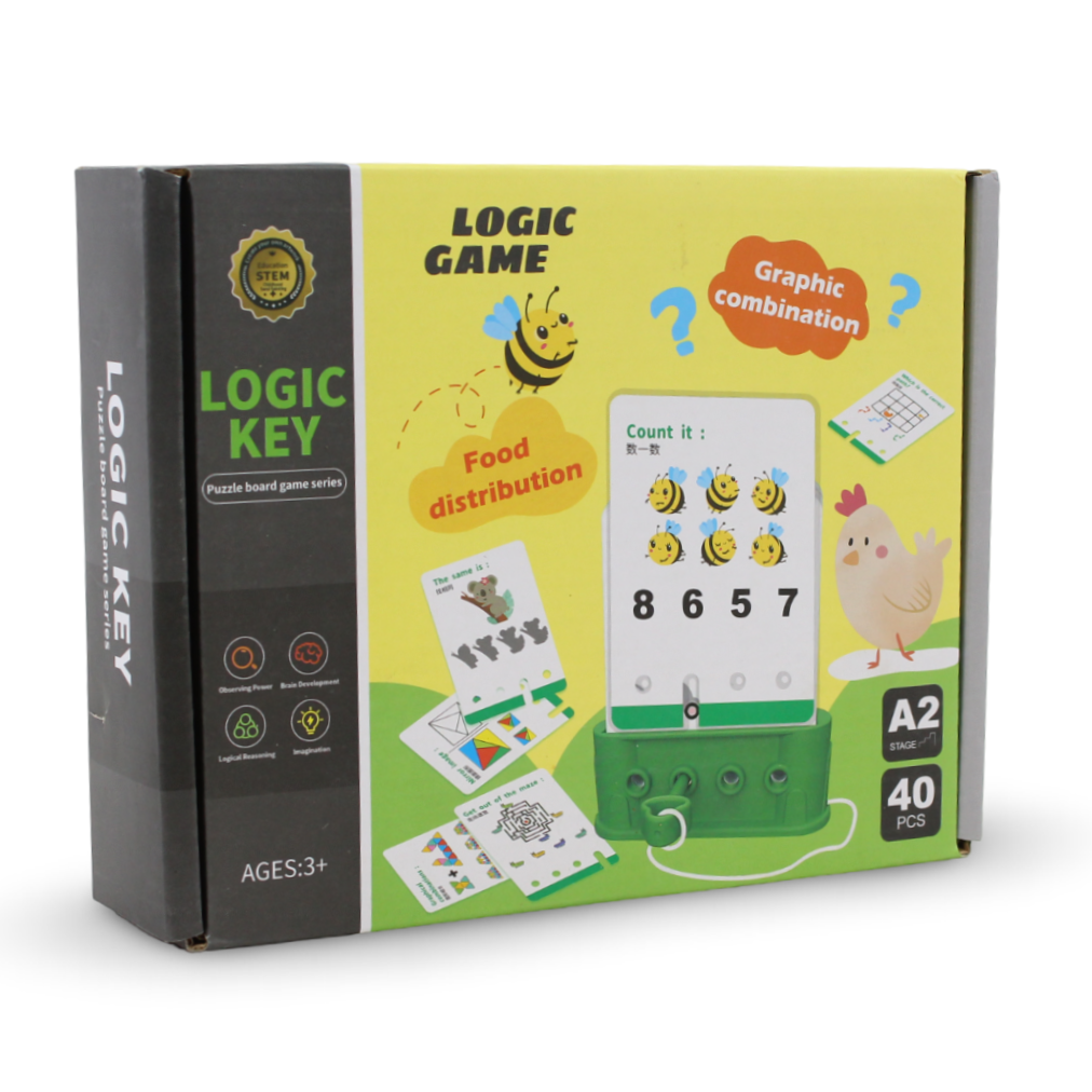 Logic Key Puzzle Game A2 – 40 Pcs