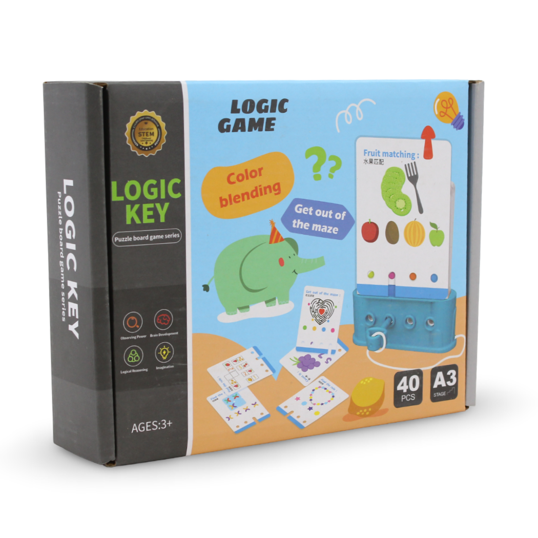 Logic Key Puzzle Game A3 – 40 Pcs