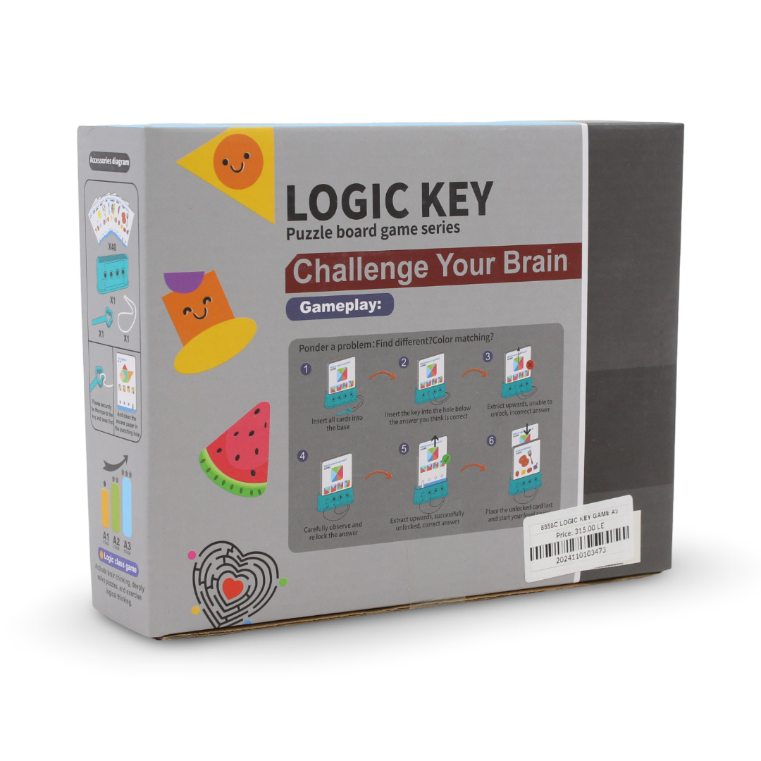 Logic Key Puzzle Game A3 – 40 Pcs