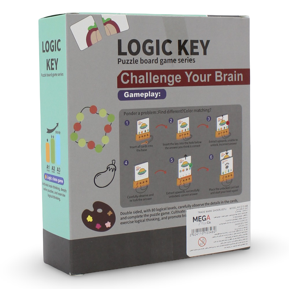 Logic Key Puzzle Board Game Series