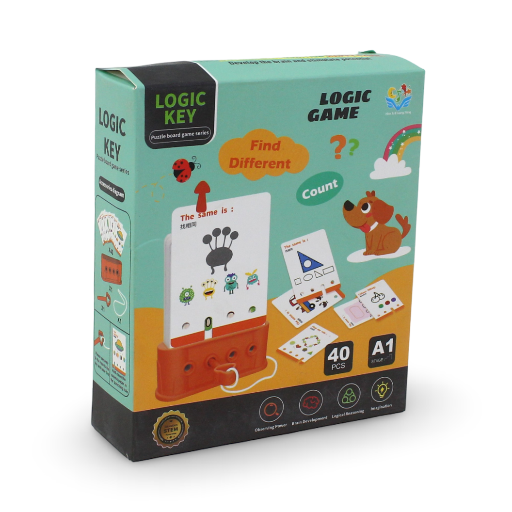 Logic Key Puzzle Board Game A1 – 40 Pcs - Toys - OKO