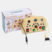Busy Board Switch Light Game – Busy Activity Toy for Early Learning
