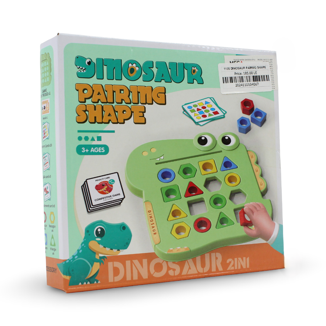 Dinosaur Pairing Shape 2in1 Board