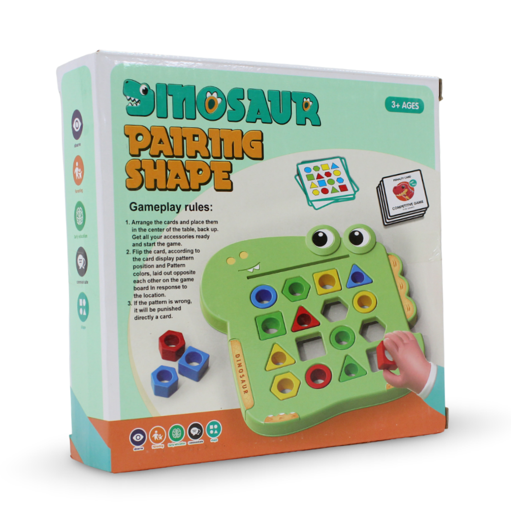 Dinosaur Pairing Shape 2in1 Board