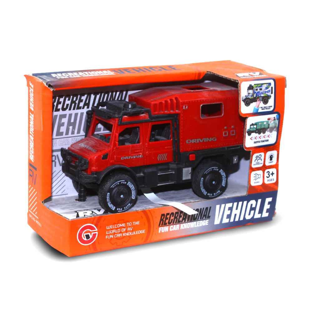 Recreational Vehicle Off-Road Truck – Red - Toys - OKO