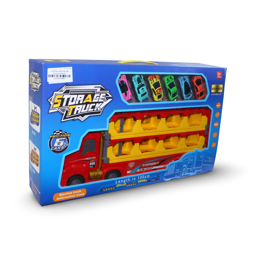 Storage Truck Car Hauler Toy Set - Toys - OKO